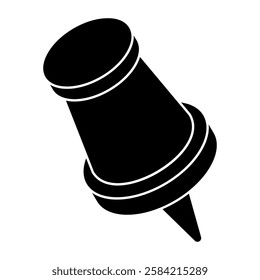 A beautiful design icon of pushpin