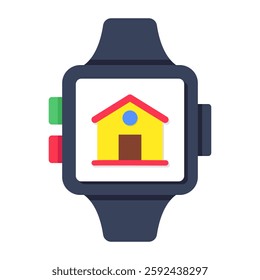 A beautiful design icon of smartwatch