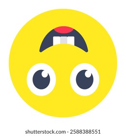 A beautiful design icon of smiley