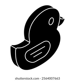 A beautiful design icon of sparrow