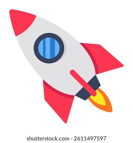 A beautiful design icon of startup