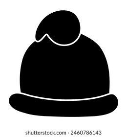 A beautiful design icon of winter cap

