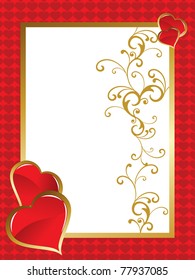 beautiful design romantic greeting card, vector illustration