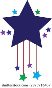 Un hermoso diseño de la señal de las estrellas