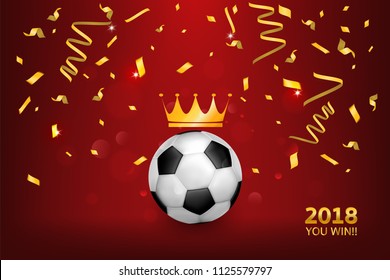 Beautiful design template of football background. element for design cards, invitations. Poster soccer template