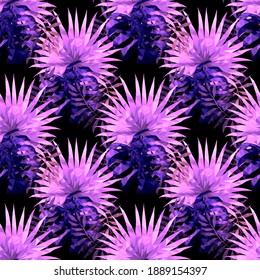 Beautiful design template with low poly tropical leaves on light background for decorative design. Geometric art. Abstract art template. Decorative symbol. Colorful geometric vector illustration