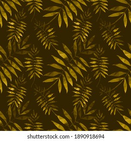 Beautiful design template with low poly tropical leaves on light background for decorative design. Geometric art. Abstract art template. Decorative symbol. Colorful geometric vector illustration