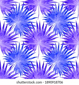 Hermosa plantilla de diseño con hojas tropicales de bajo color sobre fondo de luz para el diseño decorativo. Arte geométrico. Plantilla de arte abstracto. Símbolo decorativo. Ilustración de vector geométrico colorido
