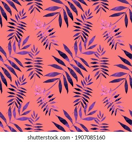 Beautiful design template with low poly tropical leaves on light background for decorative design. Geometric art. Abstract art template. Decorative symbol. Colorful geometric vector illustration