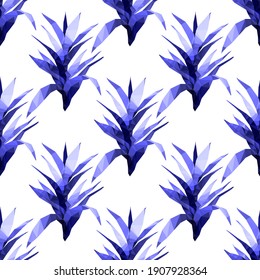 Beautiful design template with low poly tropical leaves on light background for decorative design. Geometric art. Abstract art template. Decorative symbol. Colorful geometric vector illustration