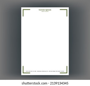 Hermoso diseño para la página de título. Plantilla EPS10 editable.