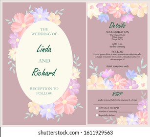 A Beautiful Design Of Wedding Invitation