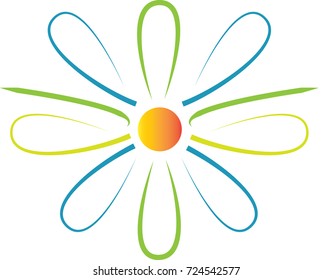 A beautiful designed flowery swirl with multiple colours.