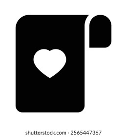 Beautiful designed wishlist icon in trendy style