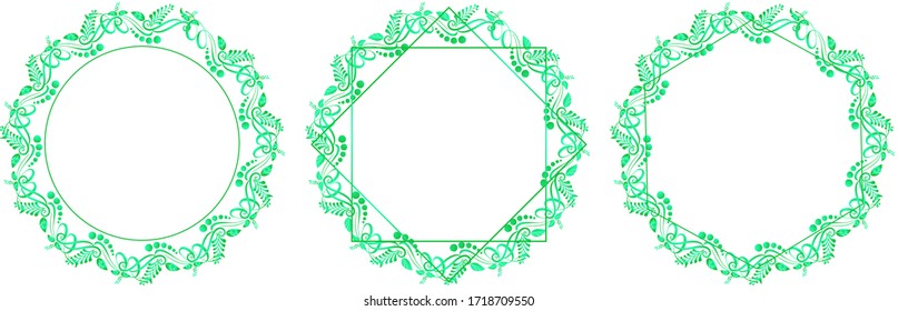 Beautiful designs of various flower shapes combined with various ornaments, shapes, symbols and colors produce unique works that are suitable for print and digital purposes
