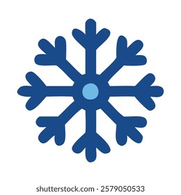 Beautiful detailed snowflake representing winter and cold weather