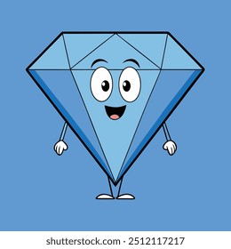 Beautiful diamond art vector illustration