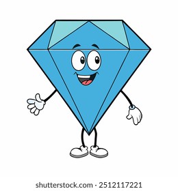 Beautiful diamond art vector illustration