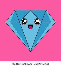 Beautiful diamond art vector illustration