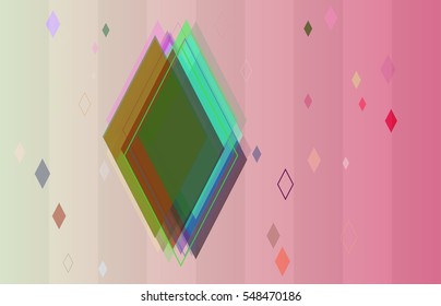 beautiful diamond of background, miracle around visual layout.