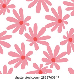 beautiful digital flower allover seamless design vector pattern ethnic