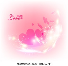 beautiful digital love and hearts vector design