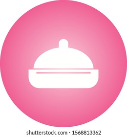 Beautiful Dinner Glyph Vector Icon
