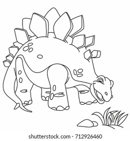 beautiful dinosaur, funny, little dinosaur, kind, kids, coloring, paint, development