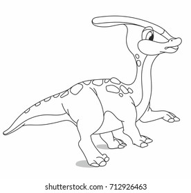 beautiful dinosaur, funny, little dinosaur, kind, kids, coloring, paint, development