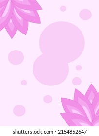 Beautiful discount sale banner. Delicate pink lotus flower. The symbol of yoga, spa and relaxation. Vector, Illustration.