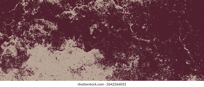 A beautiful display of abstract texture features deep burgundy contrasting with soft cream, creating an intriguing visual interplay. The surface displays unique patterns and textures.