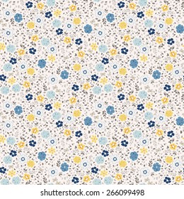 beautiful ditsy floral seamless background