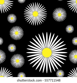 Beautiful ditsy floral seamless background