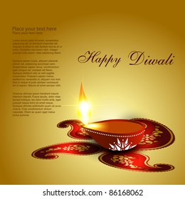 fondo vectorial bello diwali