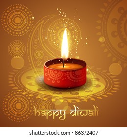 schöner Diwali-Dialekt, Vektorhintergrund