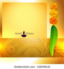hermoso fondo vectorial diwali con espacio para tu texto