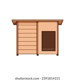 beautiful dog house cartoon. family summer, outside friend, portrait garden beautiful dog house sign. isolated symbol vector illustration