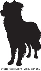 Beautiful Dog Silhouette - Perfect for Custom Dog Illustrations
