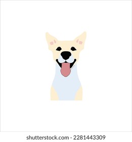 Una hermosa obra de arte vectorial de perro. Esto es editable.