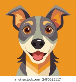 A beautiful dog vector  design