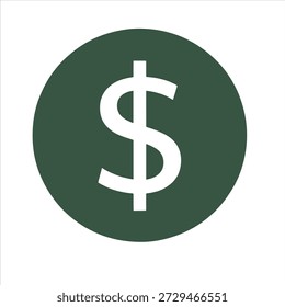 A beautiful dollar icon illustration vector