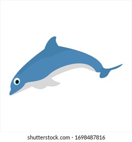 Beautiful dolphin clip art character artwork cartoon