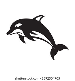 Beautiful Dolphin Illustration Vector Design
