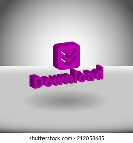 Beautiful Download web icon