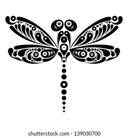 11,231 Dragonfly Vector Black White Images, Stock Photos & Vectors ...