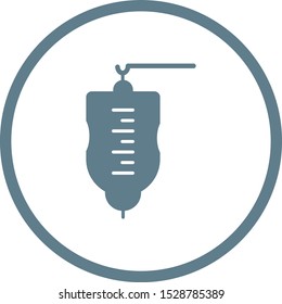Beautiful Drip Vector Glyph icon
