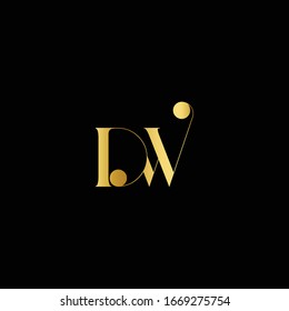 Beautiful DW logo design inspiration.letter D WD icon