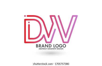 Beautiful DW logo design inspiration.letter D WD icon
