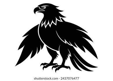 A beautiful eagle  Portrait  vector illustration artwork 