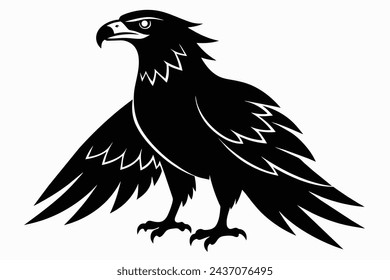 A beautiful eagle  Portrait  vector illustration artwork 